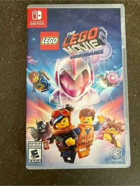 Lego Nintendo Switch Game Cover — Blue, Pink, Orange, White